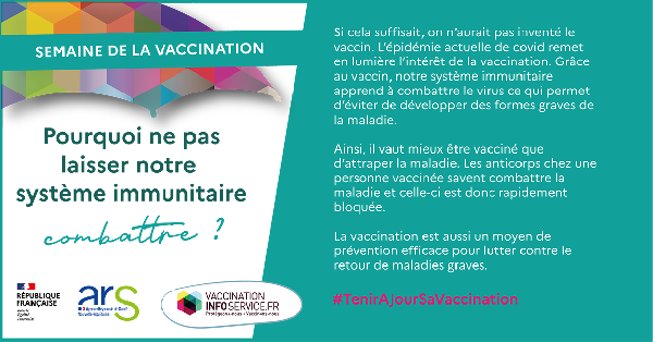 semaine europenne de la vaccination 2022 - pourquoi ne pas laisser agir notre systme immunitaire - clinique chirurgicale du libournais