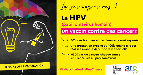 semaine européenne de la vaccination 2022 - le HPV papillomavirus humain - clinique chirurgicale du libournais