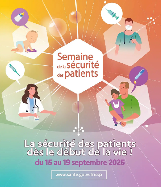 Affiche Semaine S�curit� Patients 2025 - Clinique Chirurgicale du Libournais