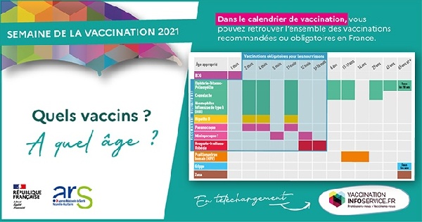 calendrier vaccinal - semaine de la vaccination - clinique chirurgicale du libournais